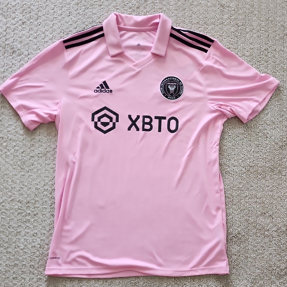 Adidas Pink Miami Soccer Jersey